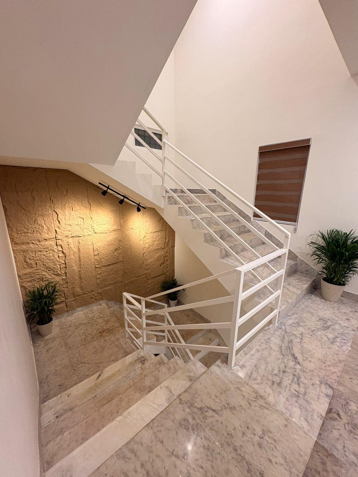 Marble staircase at Soulscape Elite